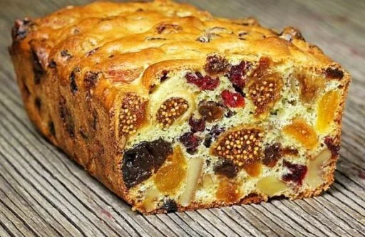 Plum cake de frutas sin gluten