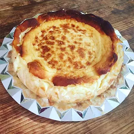 Tarta de queso sin azúcar