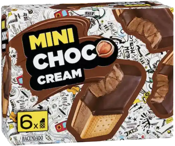 Helado de crema de cacao Mercadona