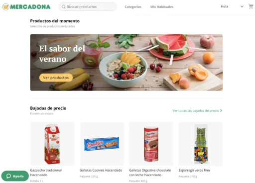 Mercadona online web